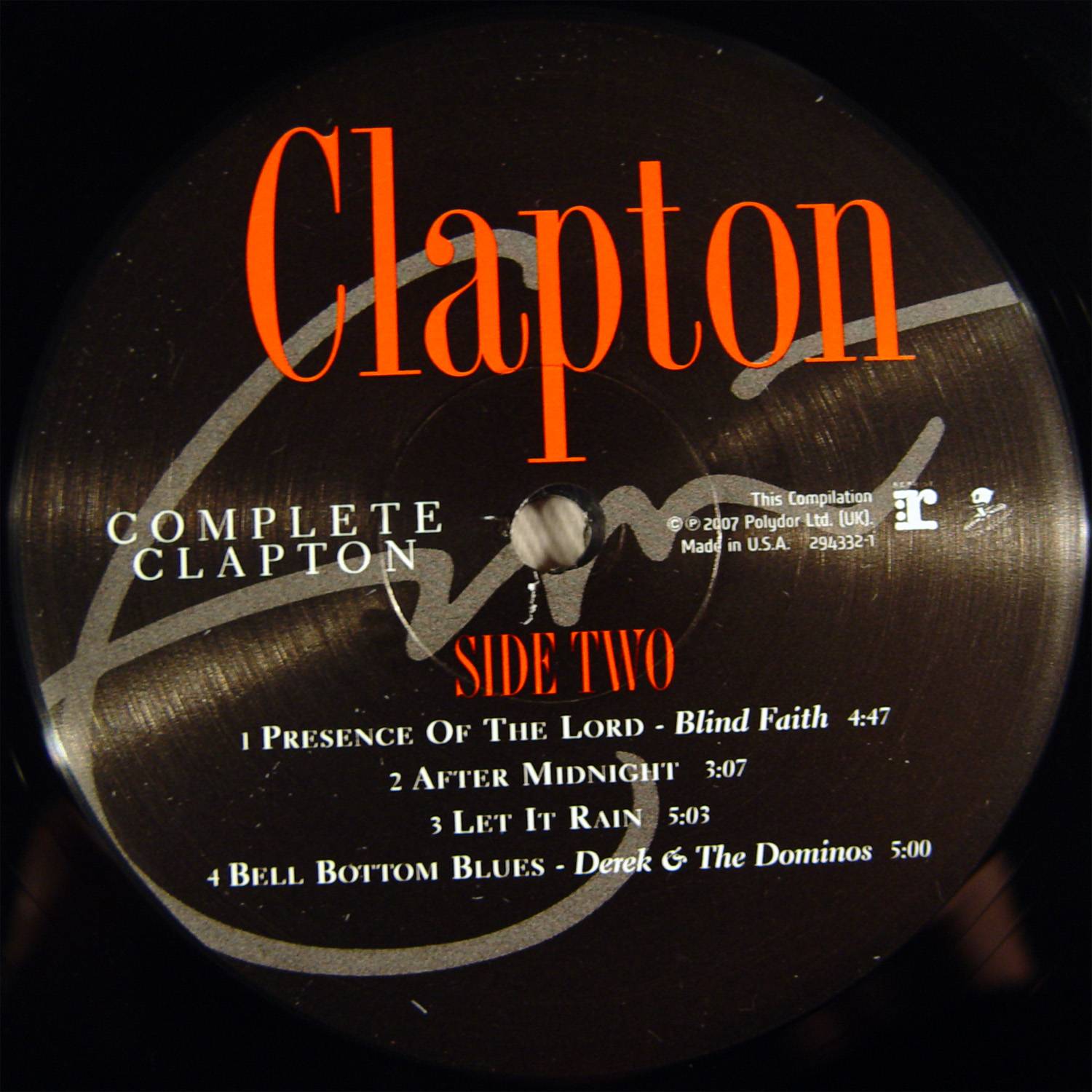 Eric Clapton The Complete Clapton 1966 1981 [lp label b us]